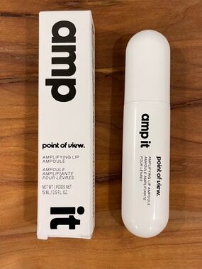 NWT POINT OF VIEW POV Amp It Amplifying Lip Ampoule 15 ml Lip Treatment